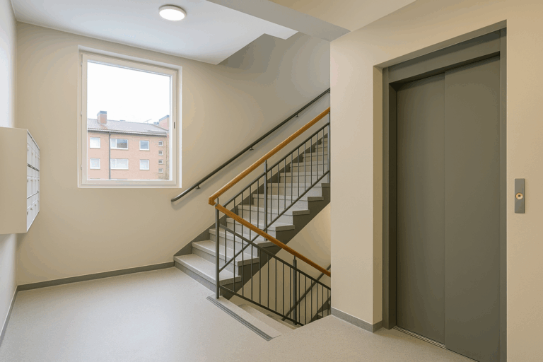 rappukäytävän saneeraus